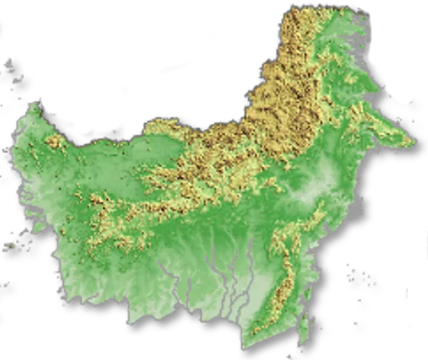 Map Pulau Kalimantan
